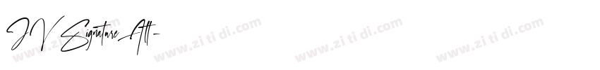 JV Signature Alt字体转换